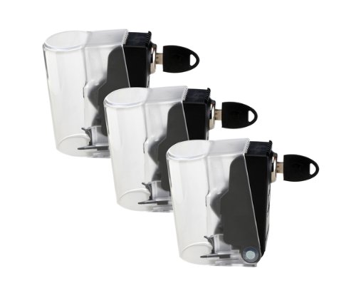 Tantalus bottle lock for securing home alcohol triple pack (3 units)