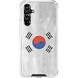 Skinit Clear Phone Case Compatible with Galaxy A54 5G - South Korean Flag Distressed Design