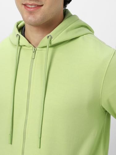 Image of Neostreak Men's Cotton Hooded Neck Zippered Sweatshirt