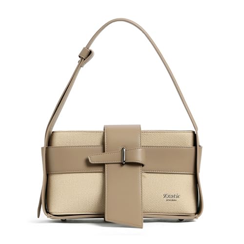 Image of EXOTIC Premium Weave & Leather Textured Buckle Sling Bag I Shoulder Bag Handbag for Work | Ladies purse | Stylish Shoulder Bag | Gift For Ladies