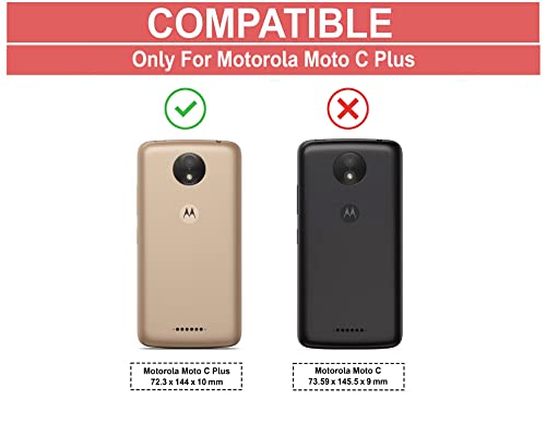 Image of Amazon Brand - Solimo Back Cover Case for Motorola Moto C Plus | Compatible for Motorola Moto C Plus Back Cover Case | 360 Degree Protection | Soft and Flexible (TPU | Matte Black)