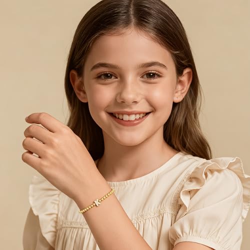 Fimhut Zircon Letter Bracelets - image 2