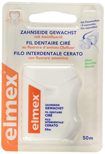 Elmex 159.909 Filo interdentale, Cerato, 2-Pack (2 x 1 Pezzo)