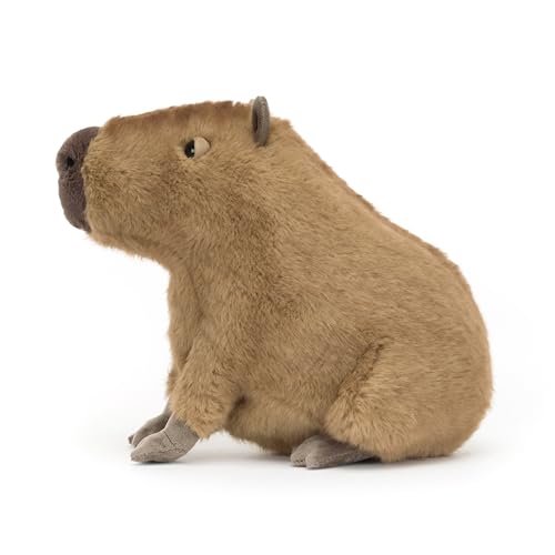 Jellycat Clyde Capybara Stuffed Animal, 9.5 inches - Capybara Plush Toy - Classic Children's Gift image 11