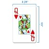 Copag 4-Color Legacy Design 100% Plastic Playing Cards, Bridge Size (Narrow) Jumbo Index Red/Blue Double Deck Set...