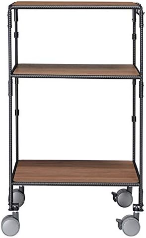 Amazon Co Jp テーブルワゴン Kitchen Furniture Bow 収納棚 キャスター付き ワゴン 移動式ワゴン シンプル ディスプレイラック 収納 キッチン収納 キッチンラック 国産 日本製 燕三条 アイアンラック 男前ラック ホーム キッチン