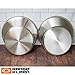 Range Kleen 550 Stainless Steel Round Burner Kovers, Set of 4