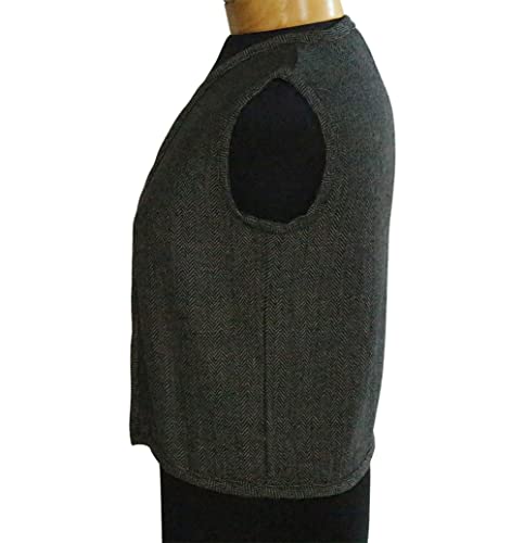 Making Believe Boys Peasant Costume Vest - Black Tweed - Small 4-6 | Pilgrim Outfit, Renaissance Vest, Victorian, Pioneer, Farmer Costume, and 20th Century Clothing