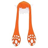 Cai Hong レディース 可愛い まいか いか イカ帽子 (オレンジ, L(頭囲:約56cm))