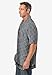 KingSize Men's Big & Tall Tropical Rayon Short-Sleeve Shirt - 4XL, Grey Paisley
