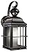 Globe Electric HZ-4144-BK 150 Degree Motion Sensing Decoractive Security Light with DualBrite Technology, Black, Bulb Not Included