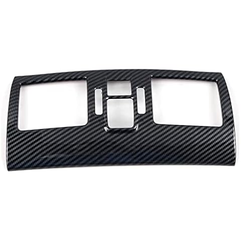 ITrims for Subaru WRX/STi 2016-2020 Center Console AC Air Vent Outlet Cover Trim 1PC Car Accessories Decoration ABS Carbon Fiber Cover