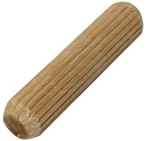 AERZETIX: 200x Tarugos espigas de Madera para Montaje Muebles Paneles 8х35mm Estriado...