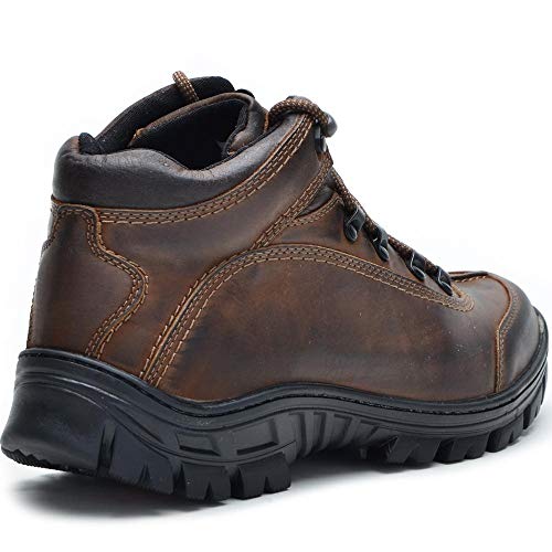 Bota Masculina Adventure Canastra em Couro Bmbrasil 5158-03 Taupe 44