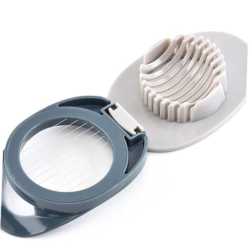 Ciieeo 1set Egg Cutting Tool Slicer Yolk Egg Yoke Separator Cutter Dash Egg Dividers Egg Separator Re-usable 2pcs