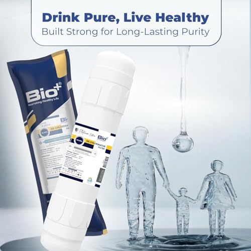Image of Bio+ Dechlorinator Filter, Remove 100% Chlorine, Pre Filter for RO Membrane, Increase Membrane Life | White