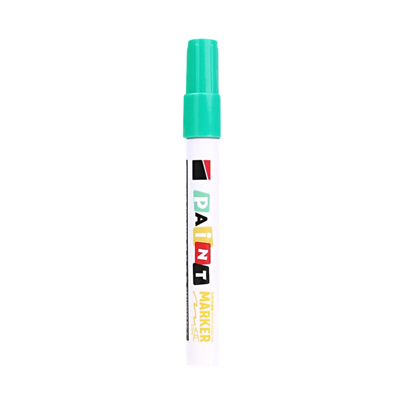 Jsghgdf Round Head Green Fade Weatherproof Paint Pen Easy Application Outdoor Monument Restoration Quick Dry Memorial Pen