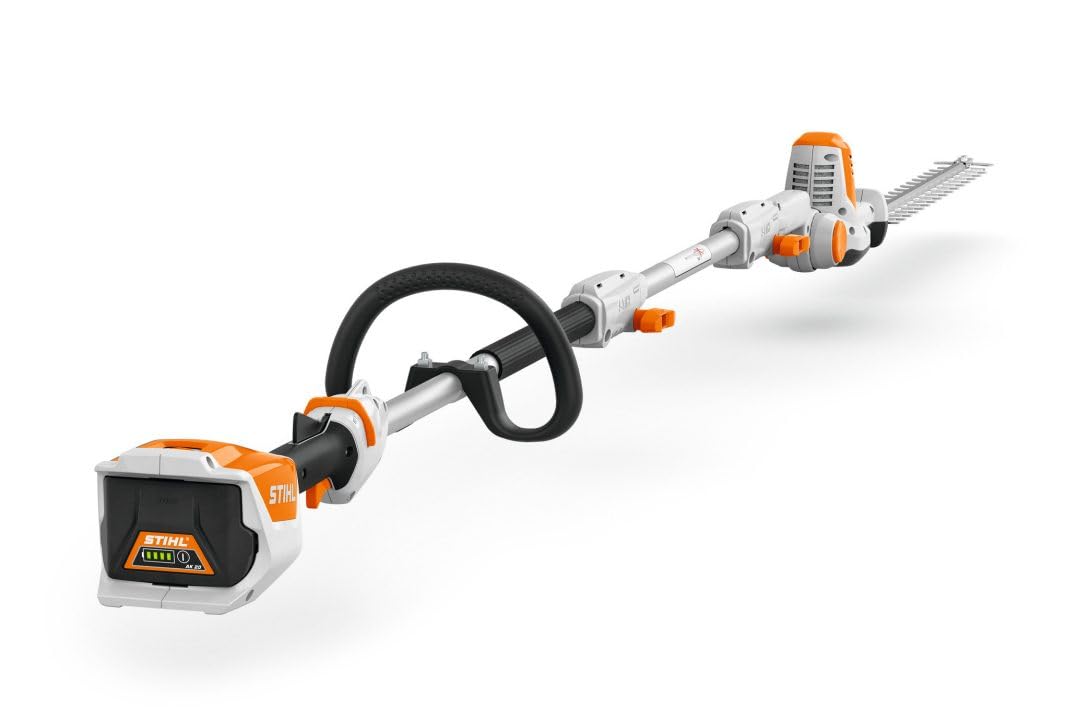 STIHL HLA 56 Tagliasiepi Allungato a Batteria 36V – Asta Divisibile, Lama Regolabile 135°, Lunghezza Totale 210 cm