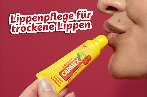Baume à lèvres avec vaseline Carmex Cherry hydratation intense