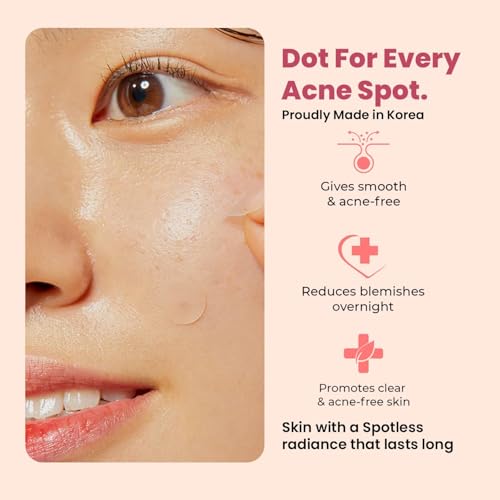 Image of WILDGLOW Korean Hydrocolloid Overnight Acne Pimple Patch | Heal Pimples, Absorbs Pus-Oil, Reduces Redness | Enriched with 2% Salicylic Acid, Tea Tree Oil & Glycolic Acid | All Skin Types | 36 Patches