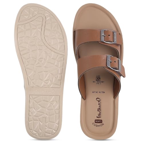 Image of WALKAROO Sandal For Womens|Trendy|Light Weight and Comfortable|Soft Footbed|WL7554 | daily wear footwear