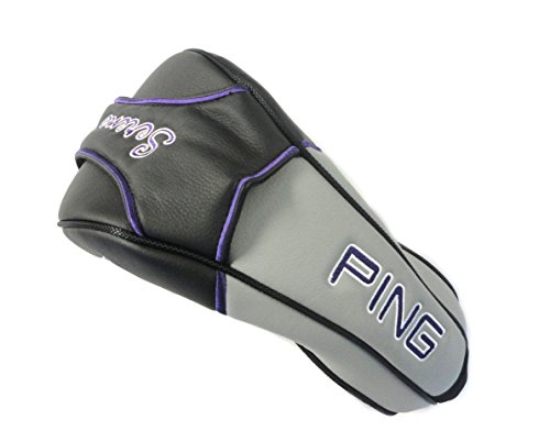 New Ping Ladies Serene Black/Purple/Gray Driver Headcover
