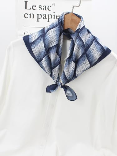 Image of 100% Mulberry Silk Scarf -21 inch Square Neckerchief with Gift Packed