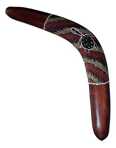 Emerald City Imports Boomerang One (1) Wood Aboriginal Made in