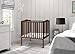 Delta Children Folding Portable Mini Baby Crib with 1.5-inch Mattress - Greenguard Gold Certified, Cherry