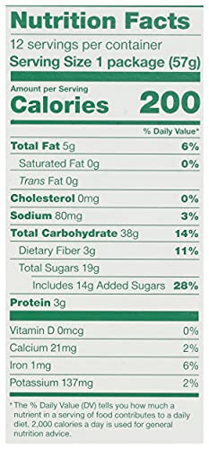 Nature's Bakery Fig Bar, Apple Cinnamon, 2 Oz #TOP5