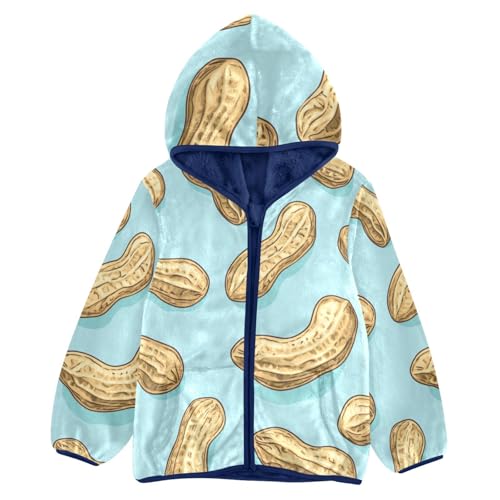 Earth Pea Girls Fleece Jacket Girls Fall Jacket Girls Zip Up Hoodie Girls Sherpa Jacket 2-10T