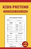  Kids Pretend Restaurant Order Book: 100 Pages  5 x 8 Inches.