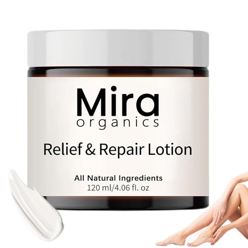 Mira Pain Relief & Repair Lotion Mira Organics Pain Relief & Repair Lotion with Arnica Montana Chamomile Helichrysum Oil Soothes Muscles And Joints Fast Absorbing Non-Greasy120 ML/4.06 OZ