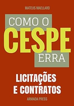 Paperback Como o Cespe erra: Licitações e Contratos [Portuguese] Book
