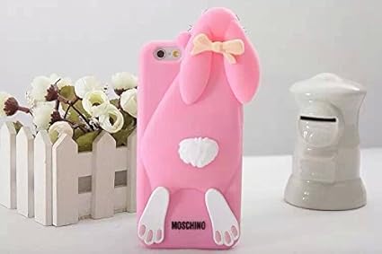 Amazon ウサギモスキーノiphone6ケースシリコンケース携帯ケースアイフォンカバー Iphone 6 Iphone6ケース Iphone6カバー Iphoneケース Iphoneカバー アイフォン6カバー スマホケース 保護カバー ウサギデザイン シリコンケース ケース カバー 通販