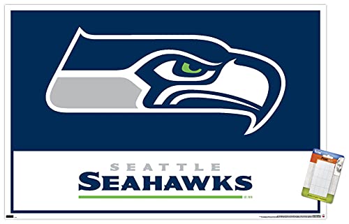 Trends International NFL Seattle Seahawks - Logo 21 Wall Poster, 22.37