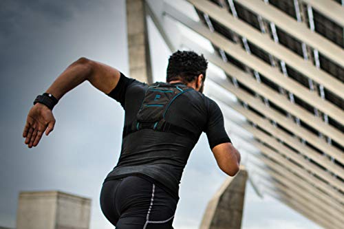 FITLY Minimalist Running Pack | Mochila para Correr Unisex con Soporte para el teléfono, Almacenamiento y cinturón torácico | para Llevar Objetos personales al Correr | Equipo para Correr Negro - imagen 3