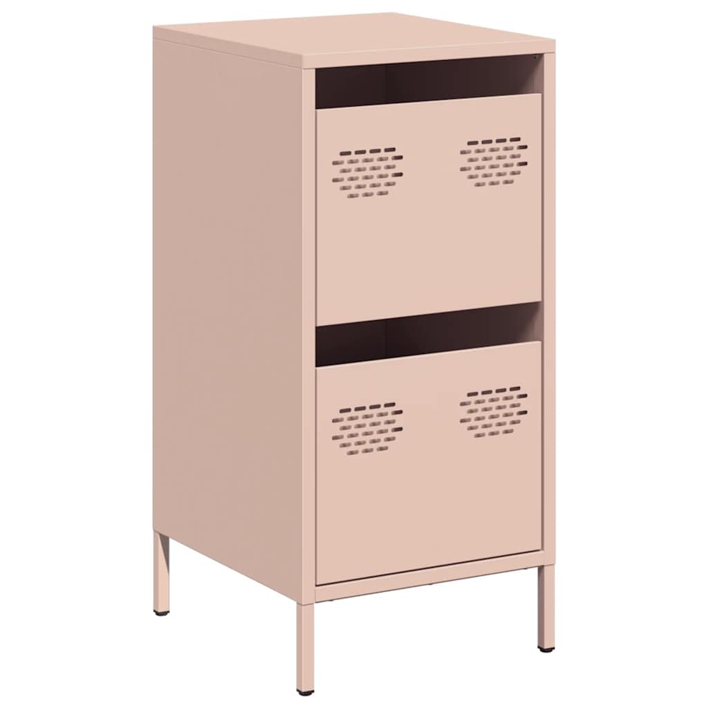 Armario moderno de metal rosa mueble auxiliar compacto para renovar el estilo de tu dormitorio