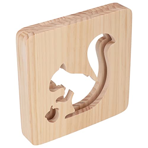Lámpara de mesa LED con diseño de ardilla y luz cálida USB miniatura 4