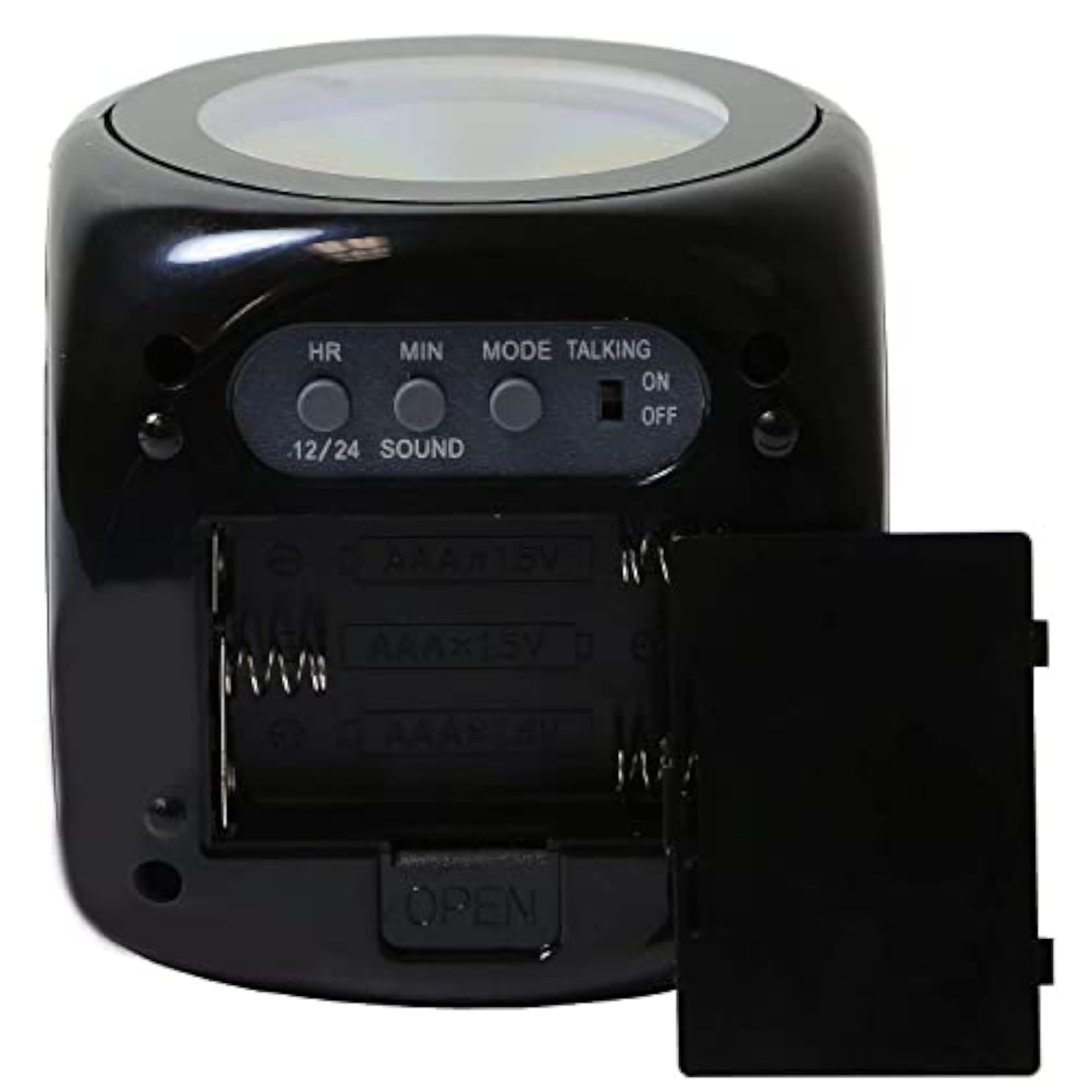 Plastic Digital Projection & Speaking Alarm Clock