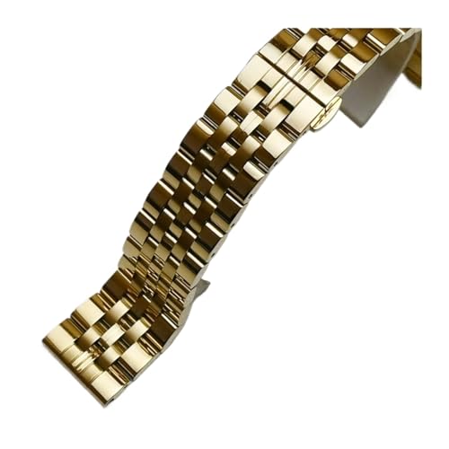 Correa de reloj de acero inoxidable YINGO para sustituir pulseras viejas por metal sólido 2