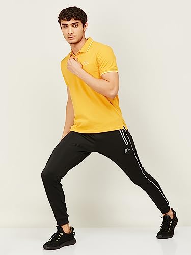 Image of Kappa Men Cotton Regular Fit Solid T Shirt