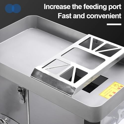 Cortadora de carne eléctrica acero inoxidable 1500W miniatura 5