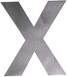 Btv Letter Plate x 85mm Stainless Steel