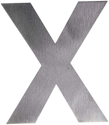 Btv Letter Plate x 85mm Stainless Steel