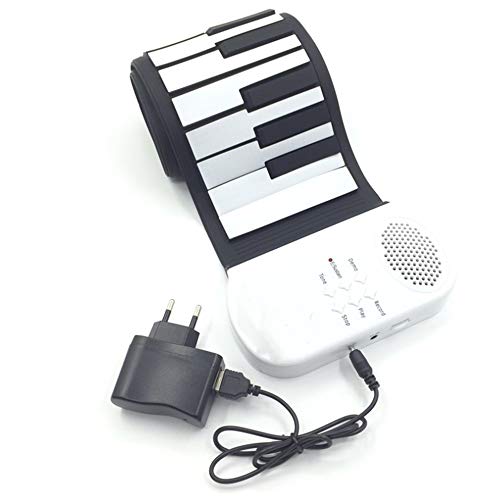 Piano roulé à la Main 49 Touche épais Clavier Rouleau Main Piano Femme Pliant Étudiant Main Piano Roll électronique Portable for Les Enfants débutants Convient pour la Maison et la Maternelle - Les Beatles, Paul McCartney, John Lennon, RIngo Starr, George Harrison Piano roulé à la Main 49 Touche épais Clavier Rouleau Main Piano Femme Pliant Étudiant Main Piano Roll électronique Portable for Les Enfants débutants Convient pour la Maison et la Maternelle – Image 5