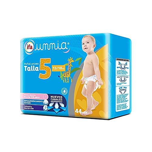Ifa Unnia Pañal Talla 5 Bebés 13-18 kg. - 44 Uds.