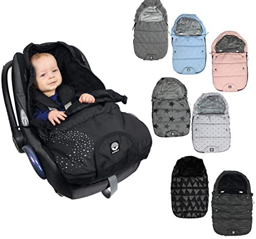 Saco de dormir original de DOOKY para silla de coche Maxi Cosi de 3 y 5 puntos, en 2 tamaños (9 meses +), color negro Cover