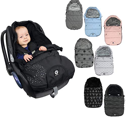 Saco de dormir original de DOOKY para silla de coche Maxi Cosi de 3 y 5 puntos, en 2 tamaños (9 meses +), color negro