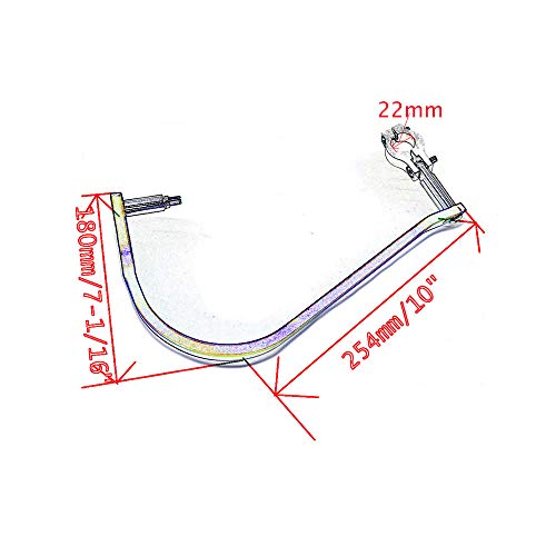 Aluminium Motorrad Handschützer Motorrad Motocross Dirtbike MX ATV Handschützer Lenkerschützer passend für Lenker 22mm (Stil A)